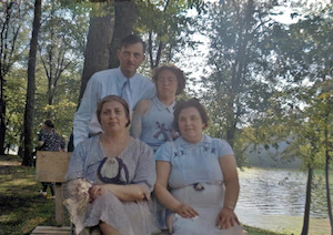 Charlie Fialco, Mildred Dumes Dansker, Emma Fialco, Freda Fialco Dumes